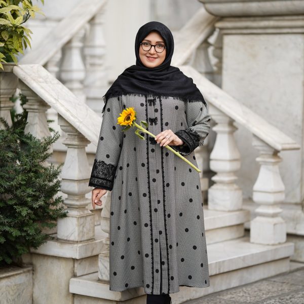 مانتو عبایی خالدار